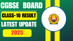 CGBSE 10th Result 2025