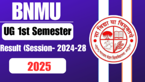 BNMU UG 1st Semester Result 2025