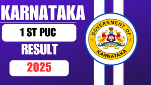 Karnataka 1st PUC Result 2025