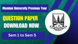 Mumbai University Solved Question Papers PDF Download